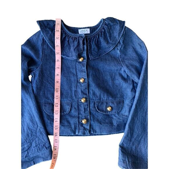 Janie & Jack Ruffled Denim Jacket - Picture 7 of 10